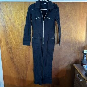 A/X ARMANI EXCHANGE Black Jumpsuit Sz 2